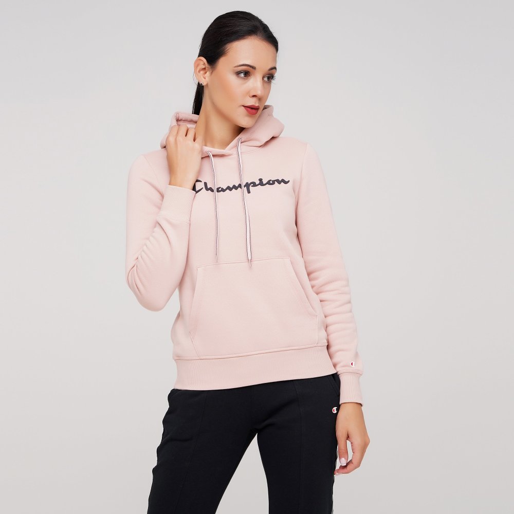 

Женское худи Champion Hooded Sweatshirt Пудровый 42 (cha113207-MSY)