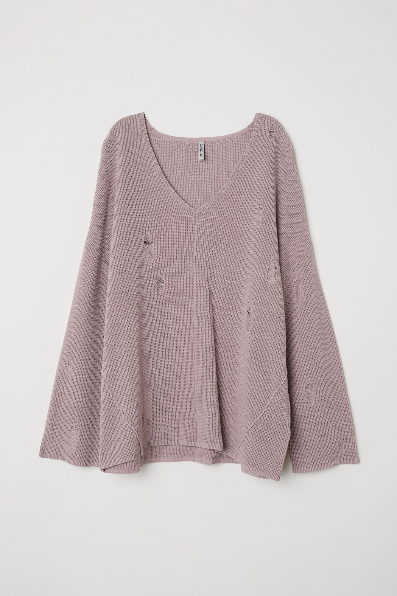 

Джемпер H&M XL сиреневый приглушенный 6191108wt