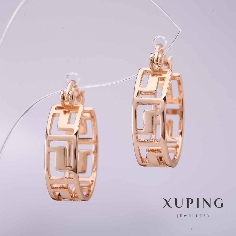 

Серьги Xuping 18х6мм позолота 18к, ida27771