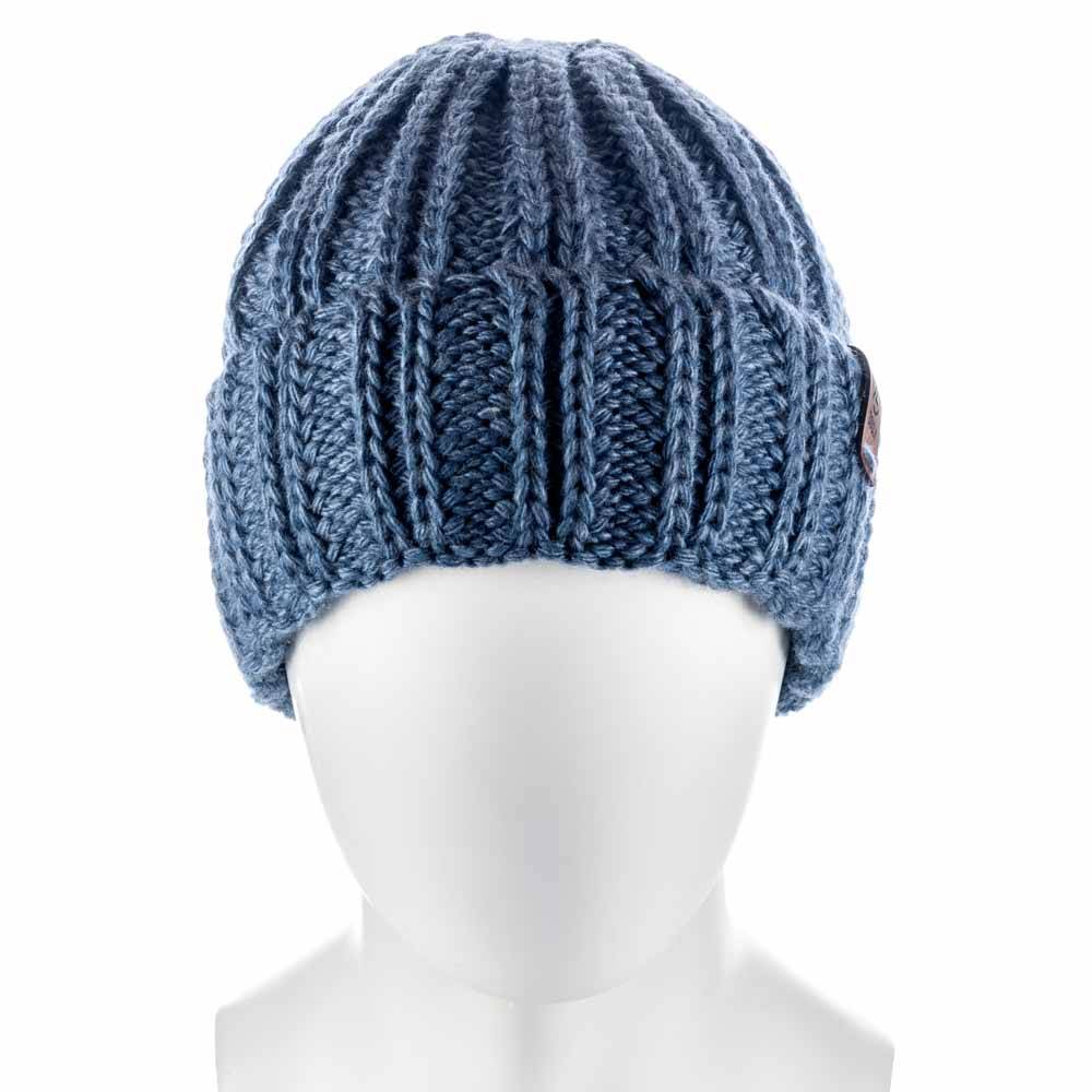 

Шапка женская зимняя вязаная Деним Zolly ZH-114 (ATR-53051)