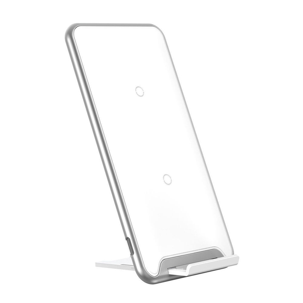 

БЗУ Baseus Three-coil Wireless Charging Pad（With desktop holder）White