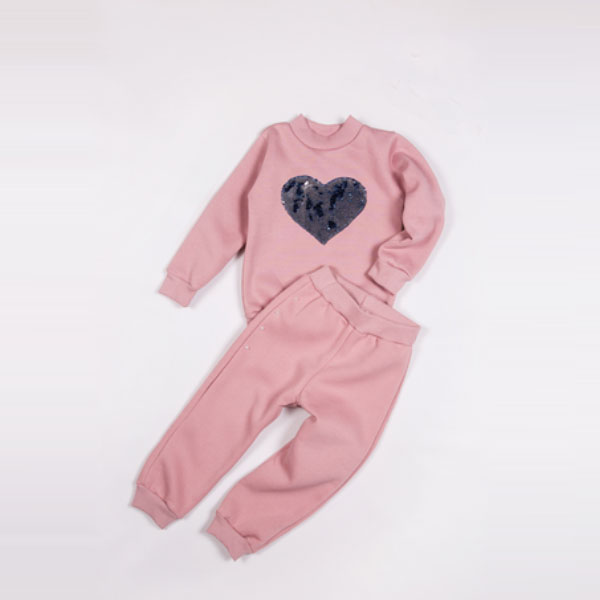 

Костюм (джемпер + штаны) Little Bunny с паетками  Розовый, Костюм (джемпер + штаны) Little Bunny с паетками S Розовый