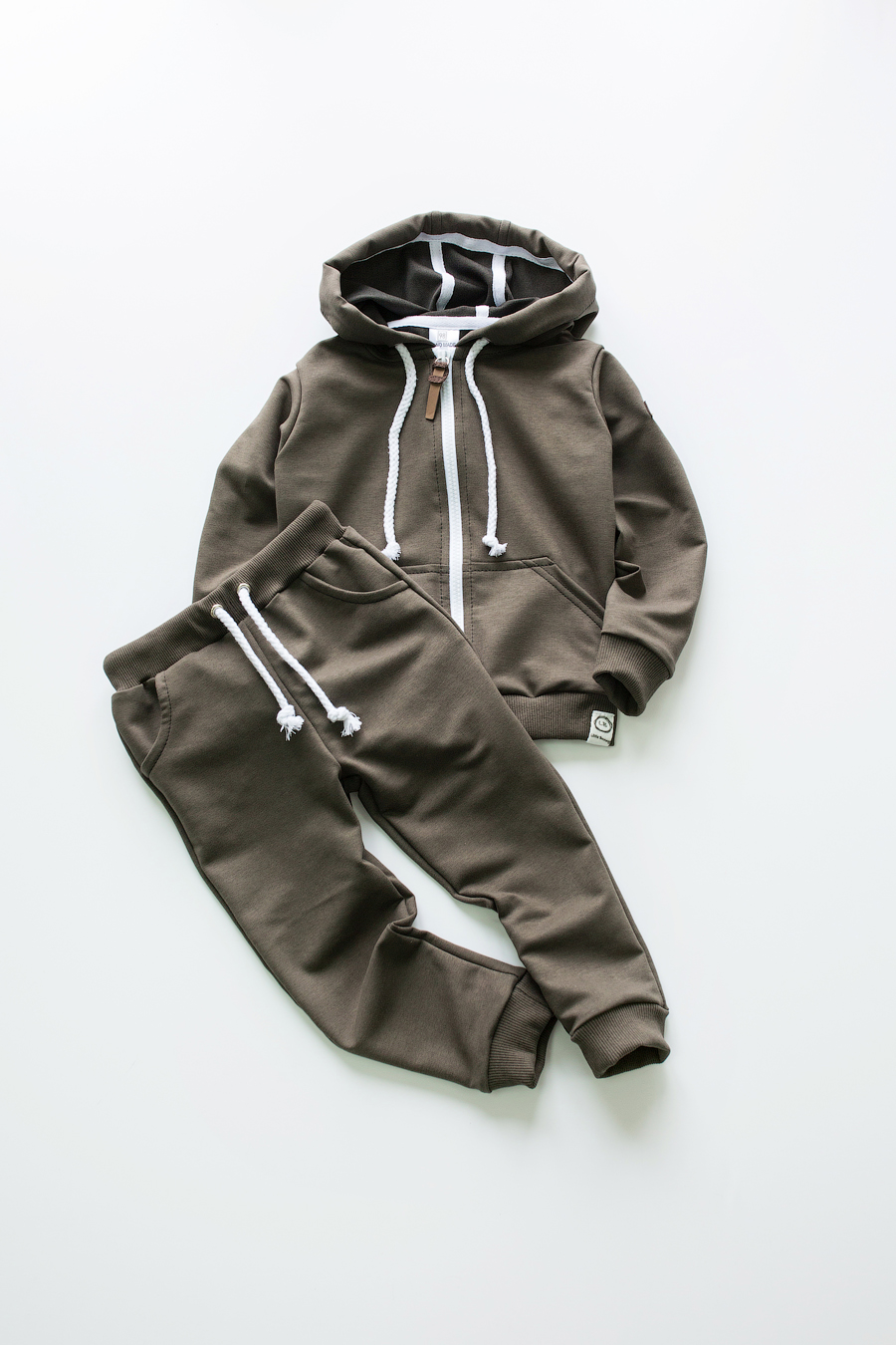 

Спортивный костюм Little Bunny (кофта + штаны) 158см Оливковый