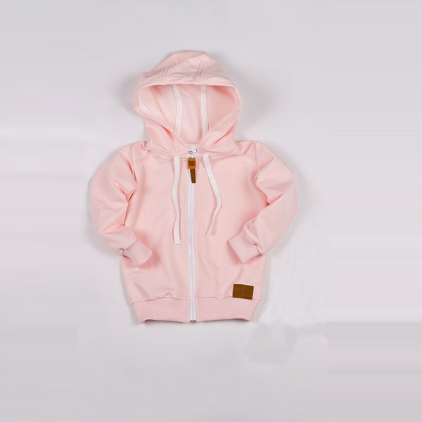 

Кофта Little Bunny скапюшоном на молнии 116см Розовая