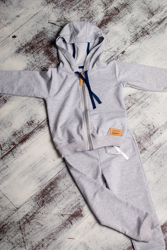 

Спортивный костюм Little Bunny двухнить 116см Серый