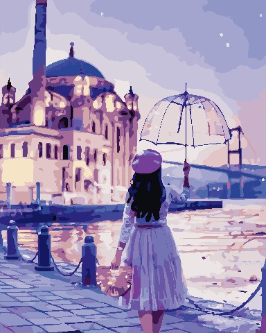 

Картина по номерам ArtStory Романтичная девушка 40*50 см (в коробке) арт.AS0755