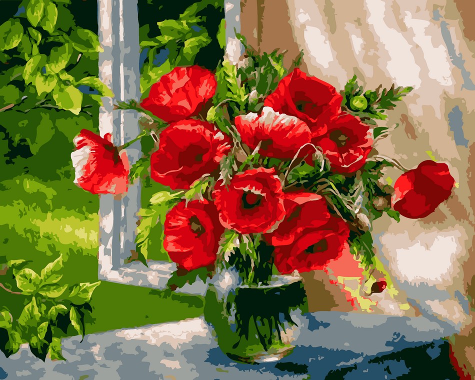 

Картина по номерам ArtStory Роскошные маки 40*50 см (в коробке) арт.AS0003