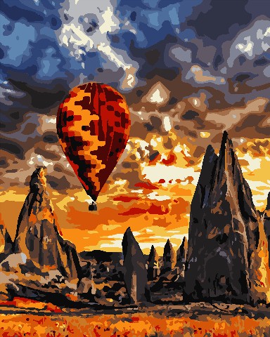 

Картина по номерам ArtStory Над горами 40*50 см (в коробке) арт.AS0708