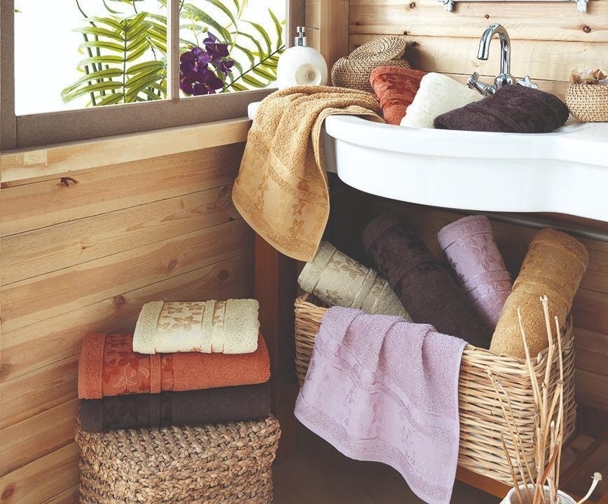 

Набор полотенец для лица Sikel Cotton Mimosa 70*140см махровые банные 6шт