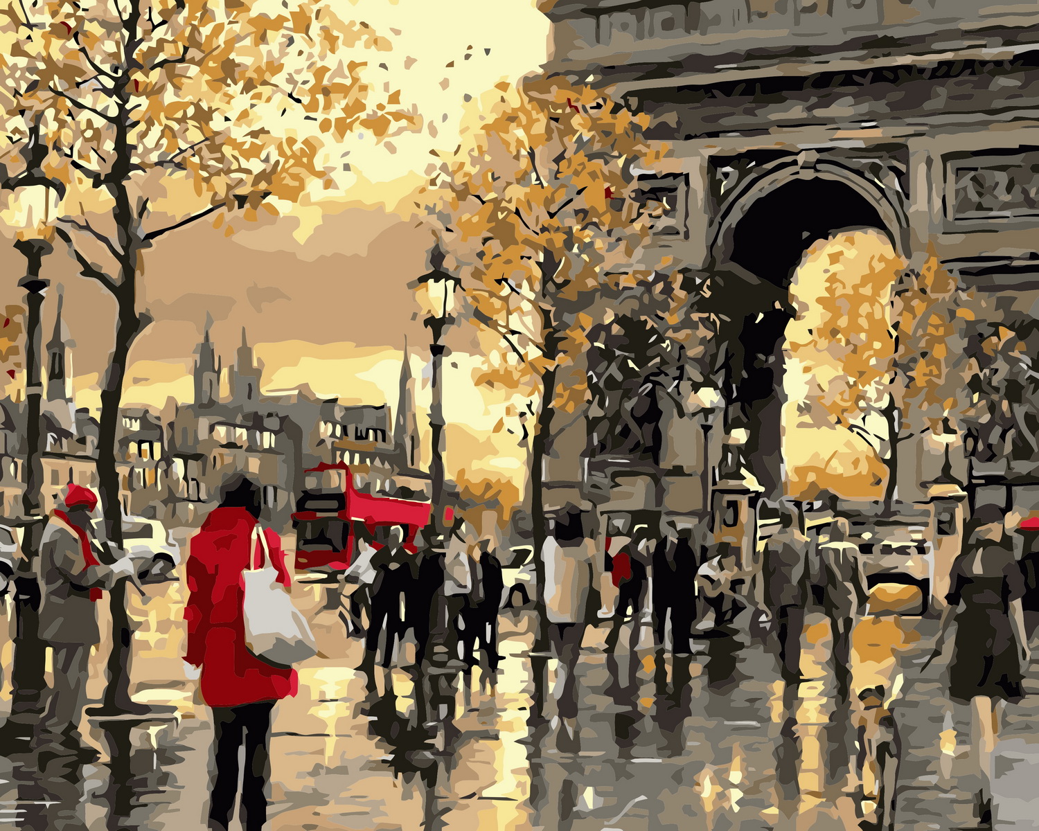 

Картина по номерам ArtStory Осенняя Франция 40*50 см (в коробке) арт.AS0362