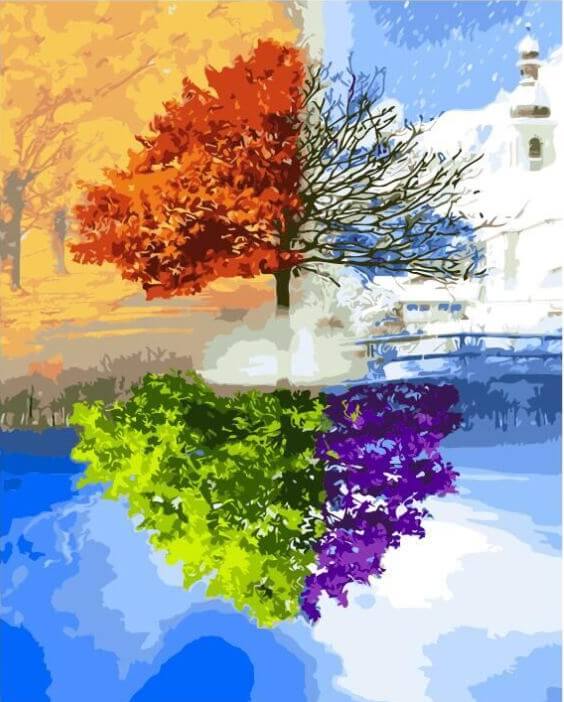 

Картина по номерам BrushMe Дерево жизни 40*50 см (без коробки) арт.BK-GX3596