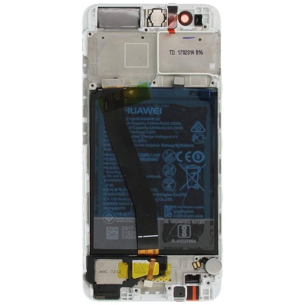 

Дисплей (экран) для Huawei P10 (VTR-L09/VTR-L29) + тачскрин, белый, с передней панелью золотистого цвета high copy
