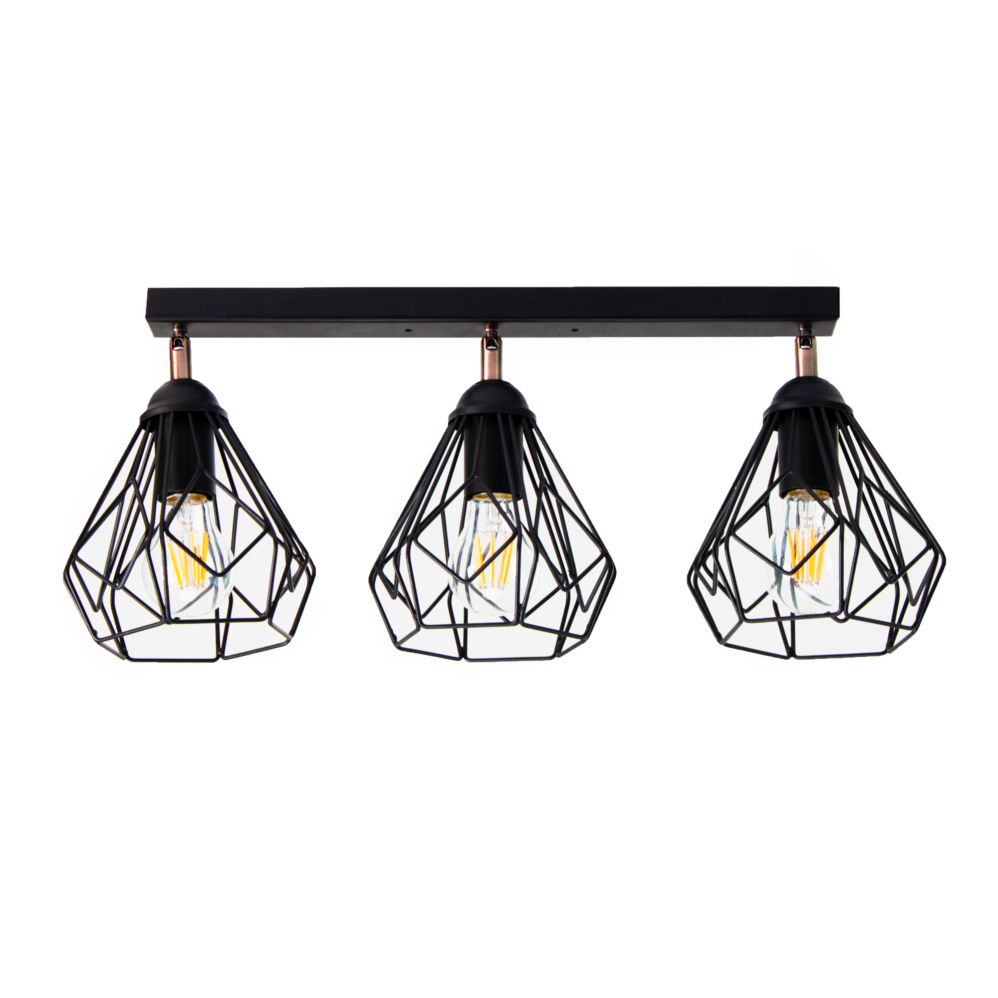 

Потолочная люстра Atma Light 100х16,5х18 см Черный 000127857