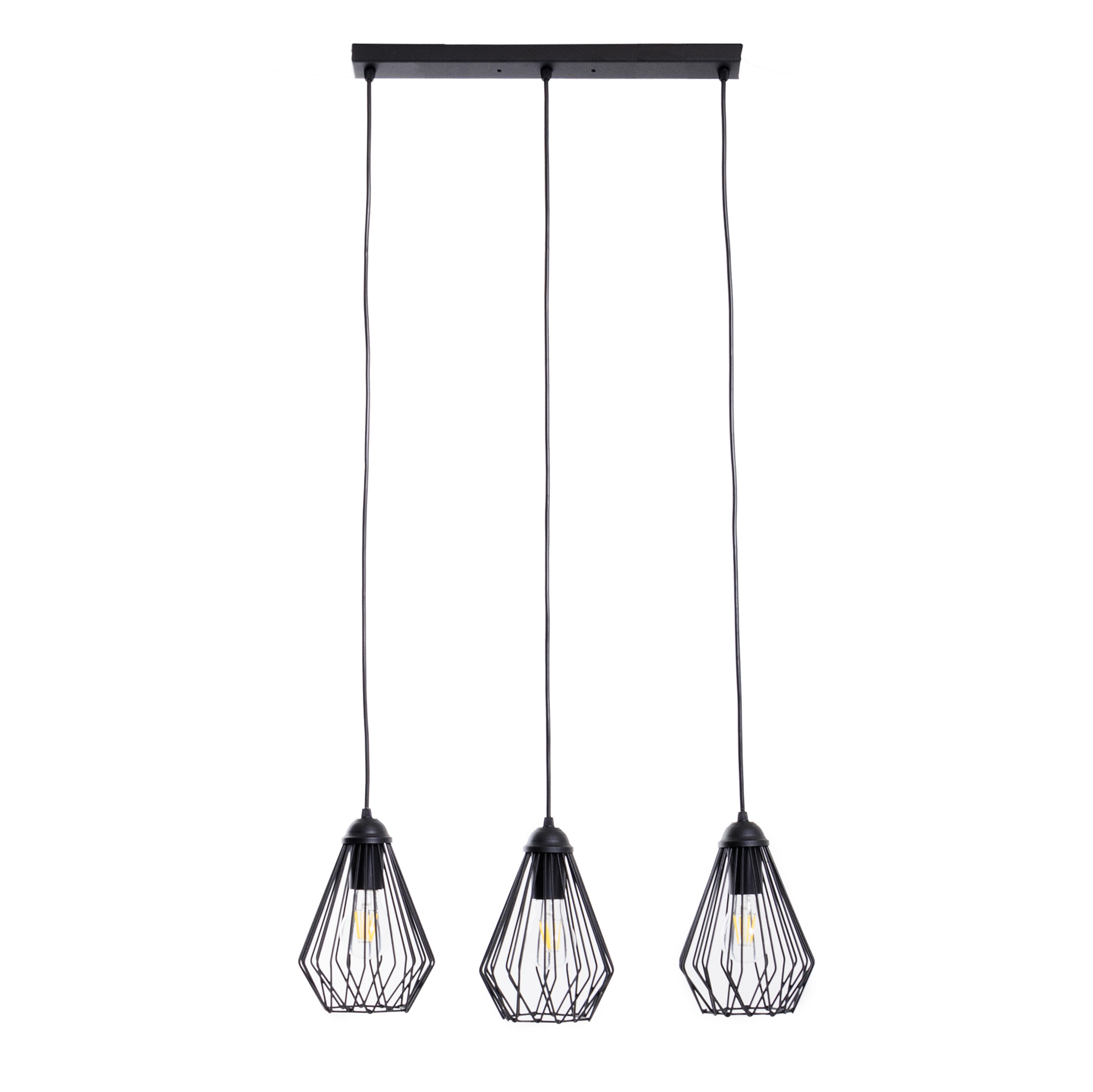

Подвесная люстра Atma Light 100х16х22 см Черный 000127886