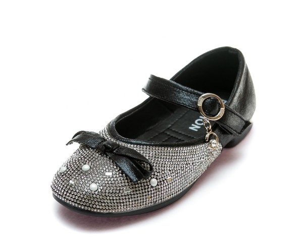 

Балетки Fashion B-3 черные(32-37) 34р 20.5 см
