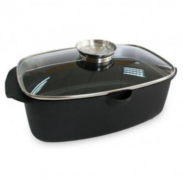 

Гусятница с крышкой Lessner Black Pro New 5,6 л