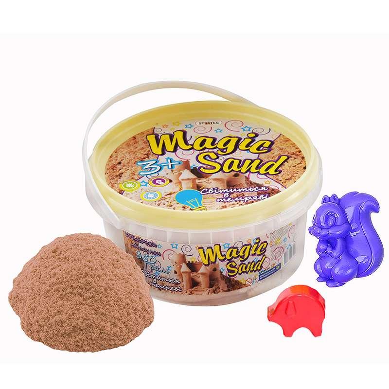 

Кинетический песок Strateg Magic sand светится в темноте 350 г SKL11-237242