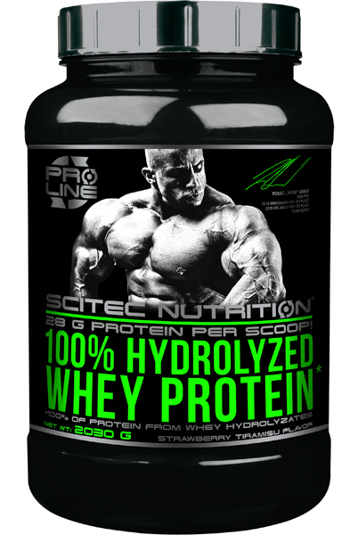 

Протеин 100% HYDROLYZED WHEY PROTEIN 2030 грамм SCITEC NUTRITION клубника тирамису