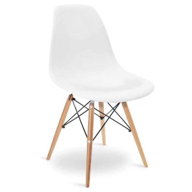 

СТУЛ EAMES (ЭЙМС) DWS Omni Home БЕЛЫЙ 46x54x81 см