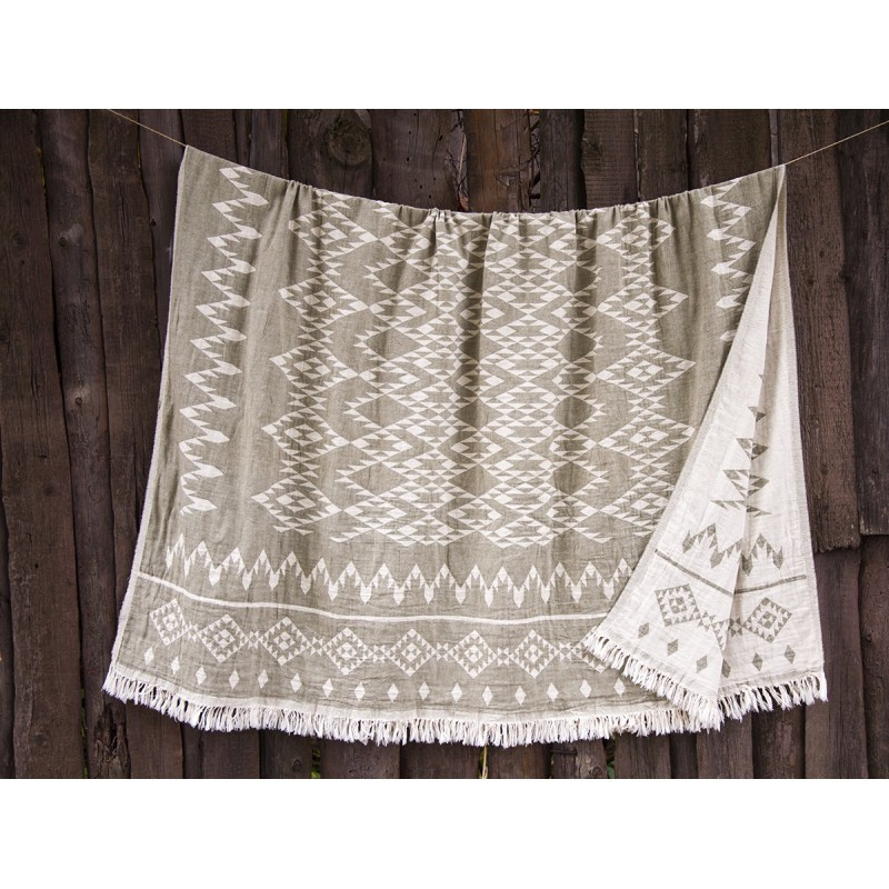 

Покрывало Barine - Kilim Throw Khaki 130*170 хаки