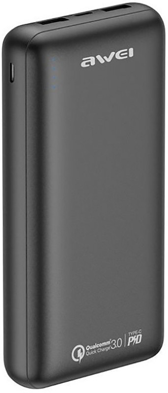 

Портативная батарея AWEI P96K 20000mAh Quick Charge 3,0 Black