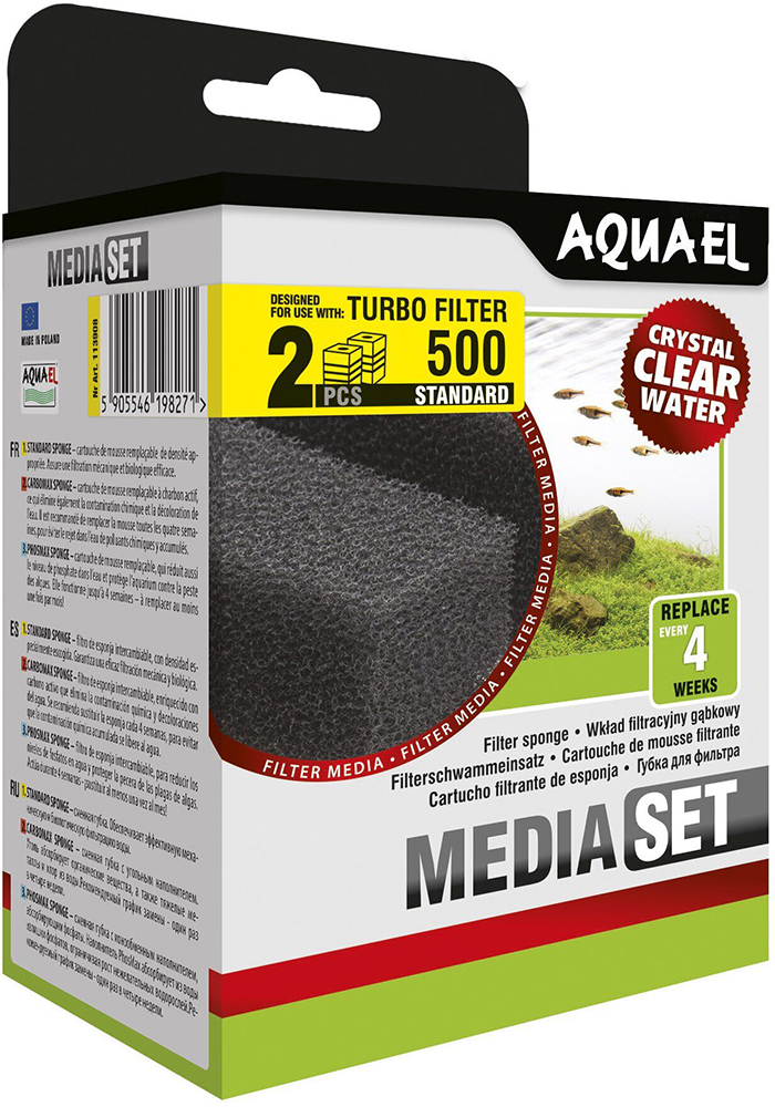 

Вкладыш в фильтр Aquael Turbo Filter 500 л/ч 2 шт