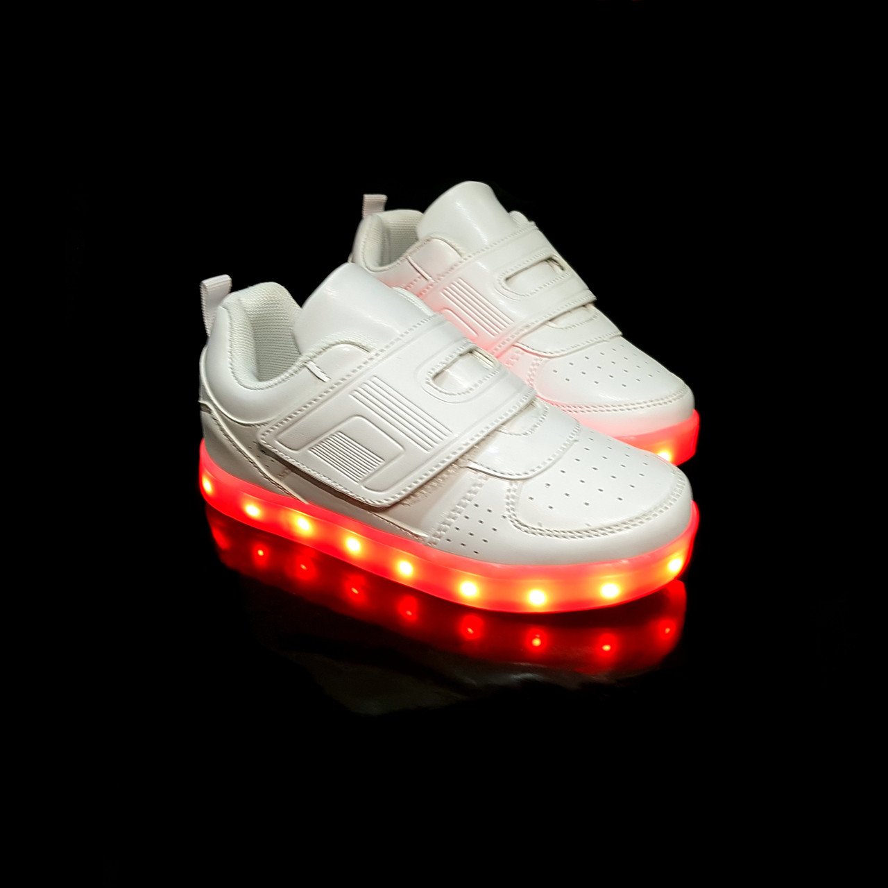 

Кроссовки светящиеся для девочек с LED подсветкой White 687 32 p.