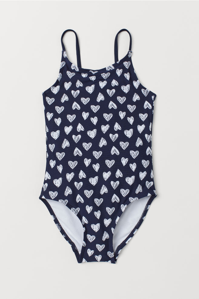 

Купальник сплошной H&M O00067 110-116 см Темно - синий (P-100141)