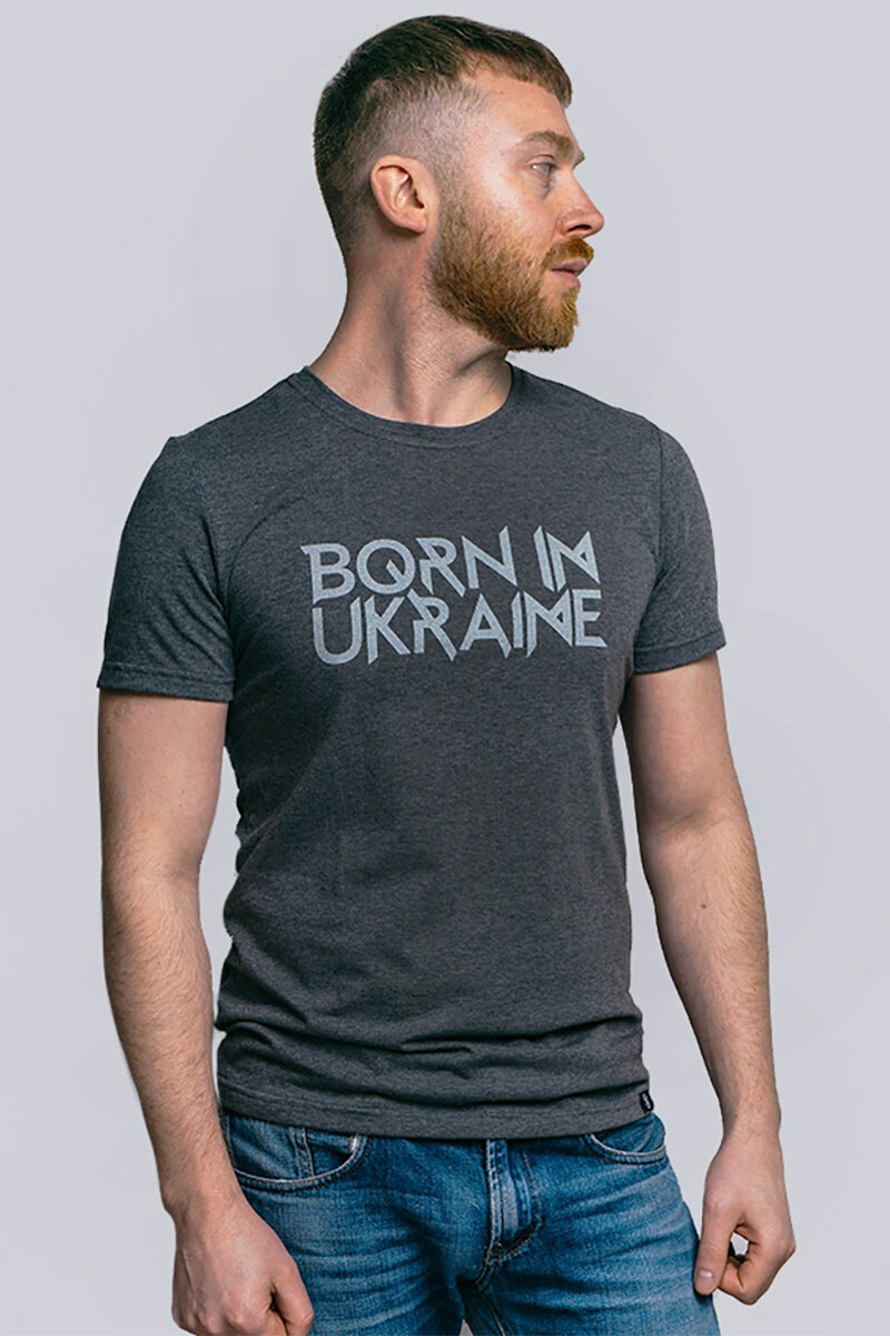 

Футболка Segment мужская BORN IN UKRAINE  Серый, Футболка Segment мужская BORN IN UKRAINE M Серый