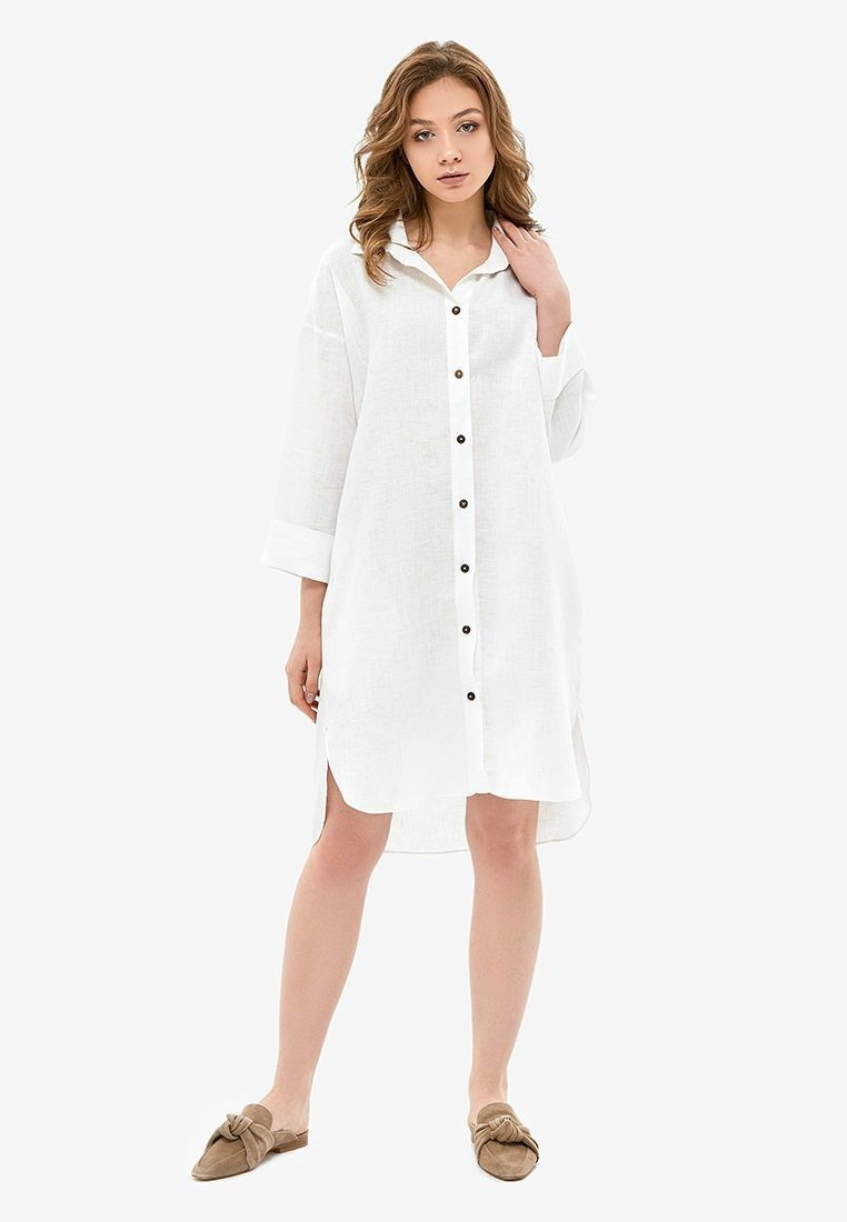 

Рубашка LinenLove XL Белая (Н5-1-XL)