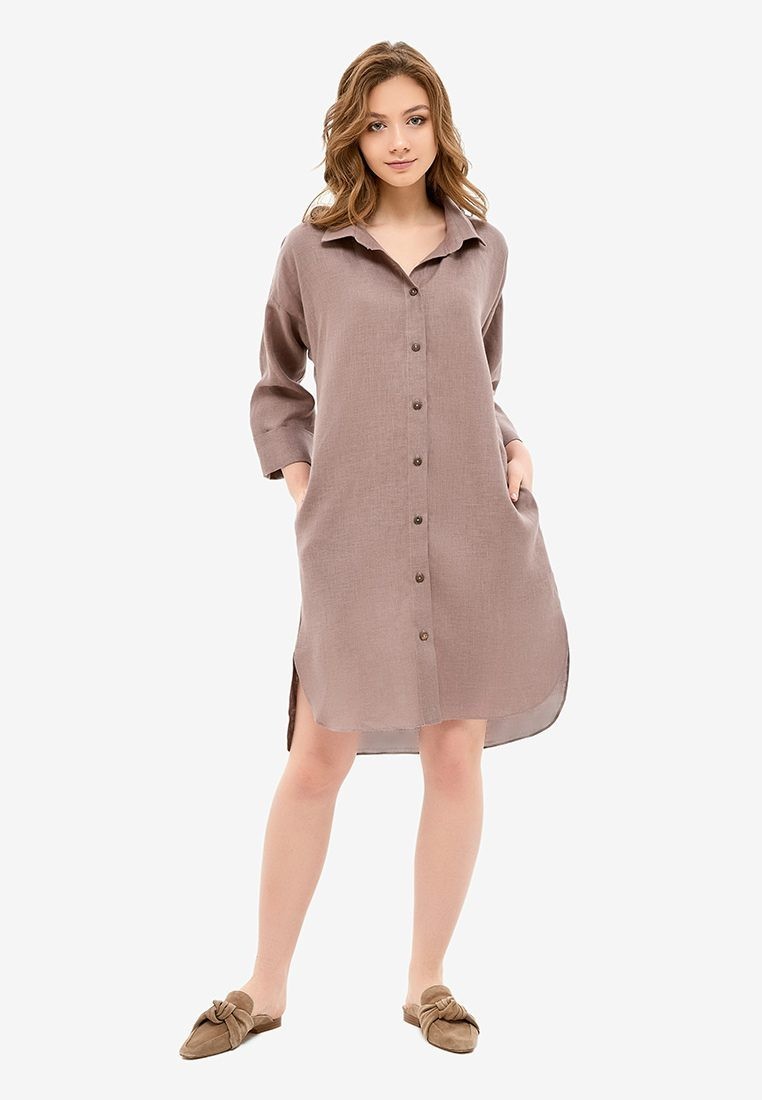 

Рубашка LinenLove XL Мокко (Н5-4-XL)