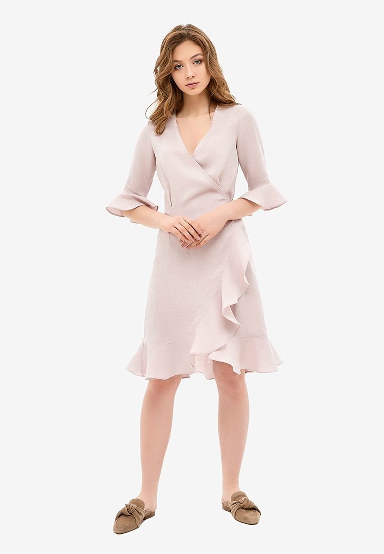 

Халат льняной LinenLove  Нежно-розовый (Н6-2, Халат льняной LinenLove L Нежно-розовый (Н6-2-L)