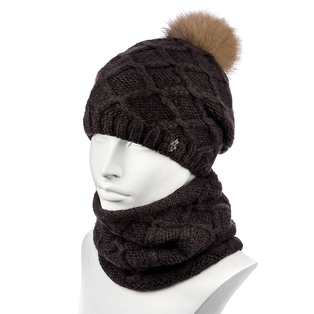 

Комплект Шапка + Снуд Шоколад Hattson SHH-69 (ATR-43554)