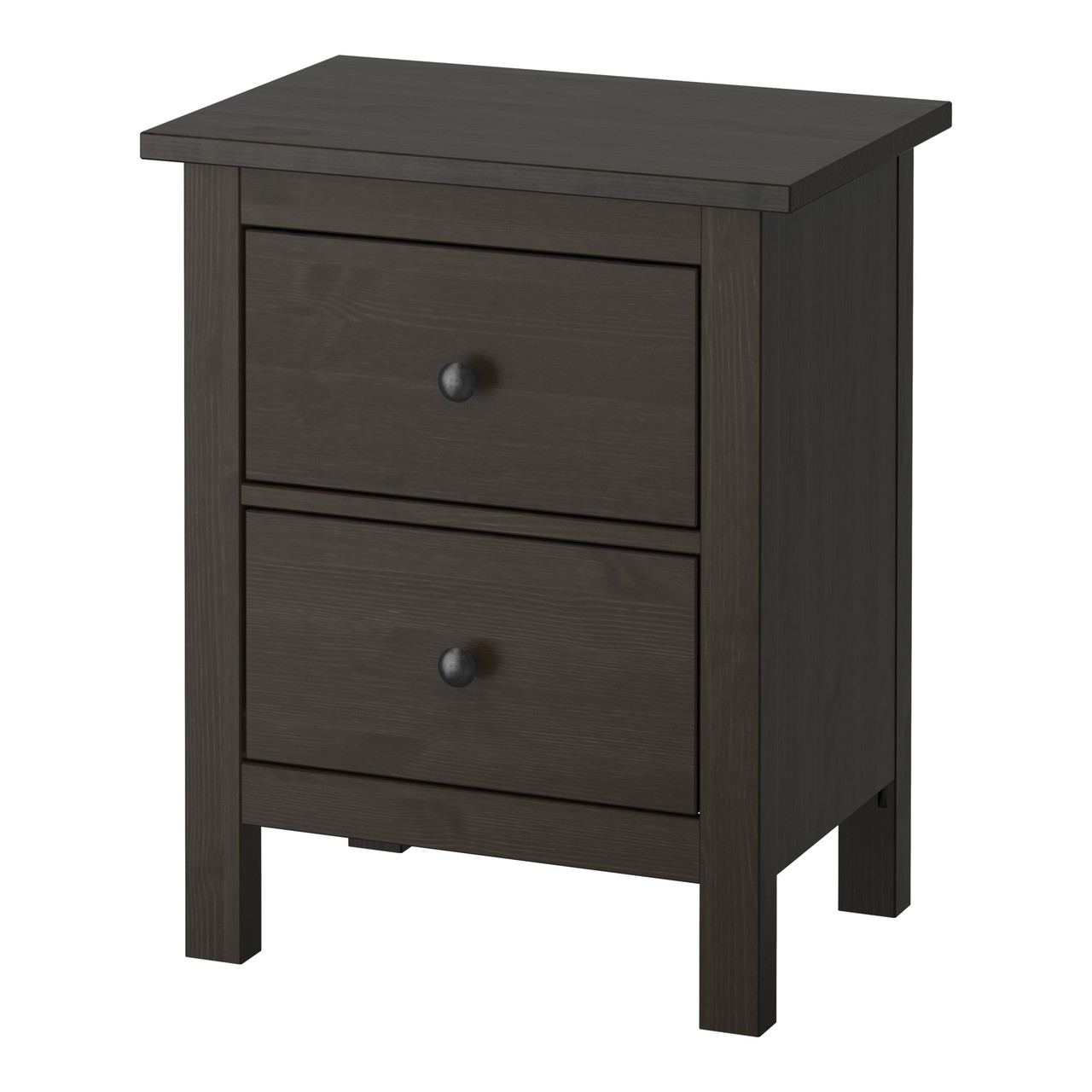 

Комод с 2 ящиками IKEA (ИКЕА) HEMNES черно-коричневый (502.426.19)