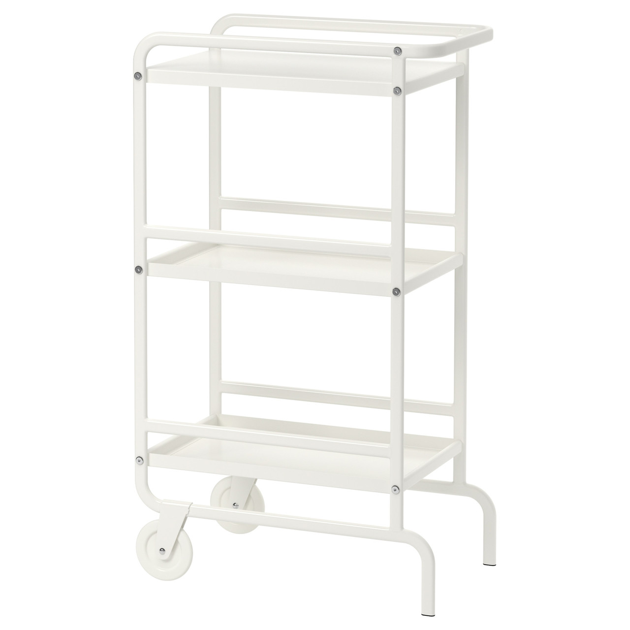 

Тележка IKEA (ИКЕА) SUNNERSTA 56x33см белая (703.037.20)