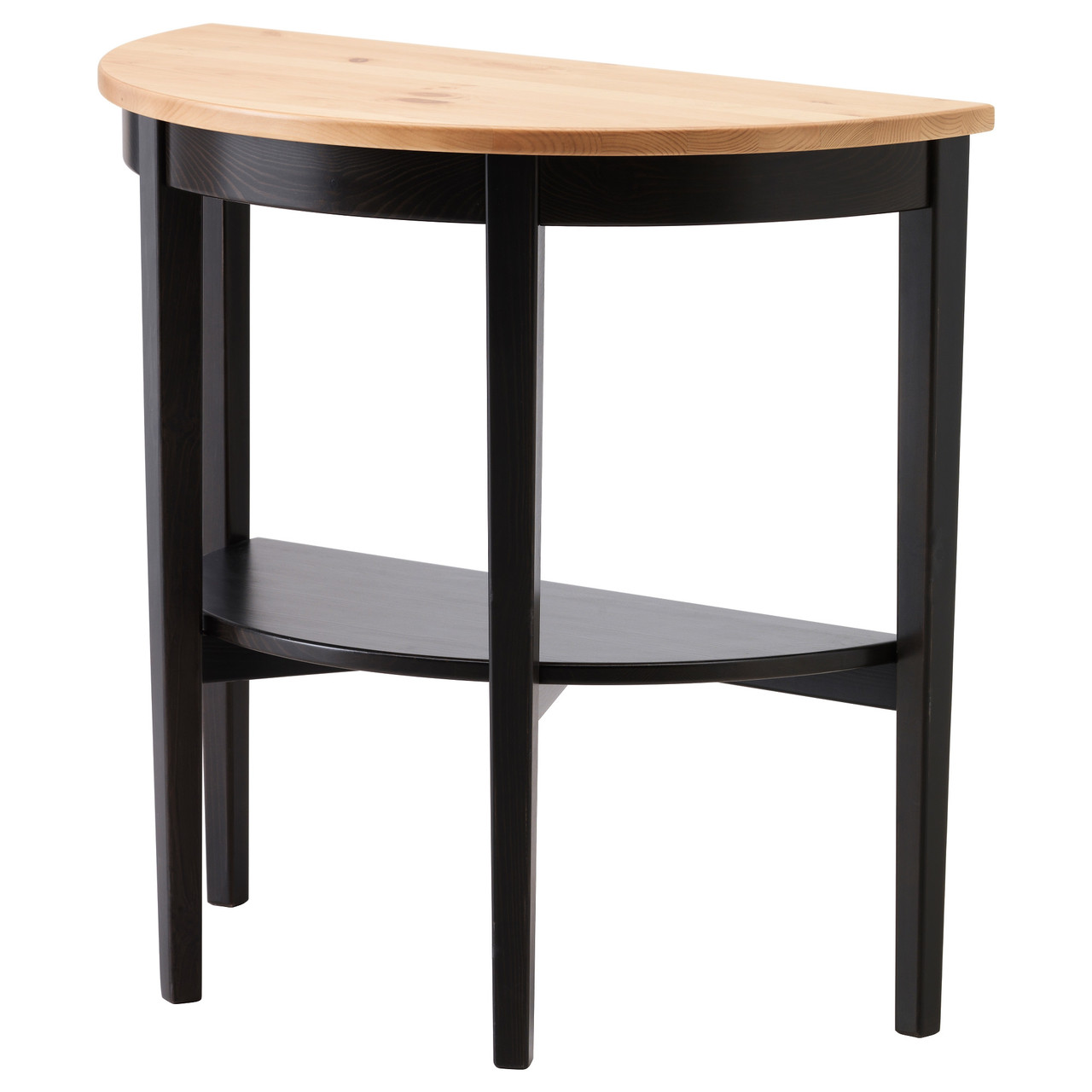 

Журнальный столик IKEA (ИКЕА) ARKELSTORP PERSO BL с полкой черный светло-коричневый (902.785.88)
