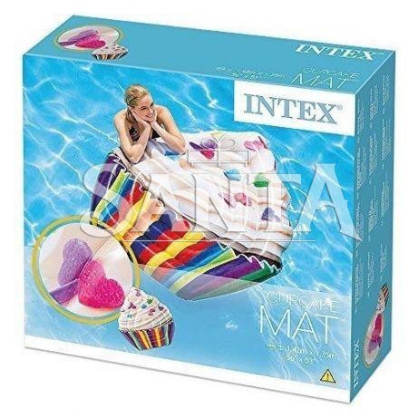 

Матрас надувной Intex Кекс (Cupcake) арт.58770. Отлично подходит для отдыха на море, в бассейне