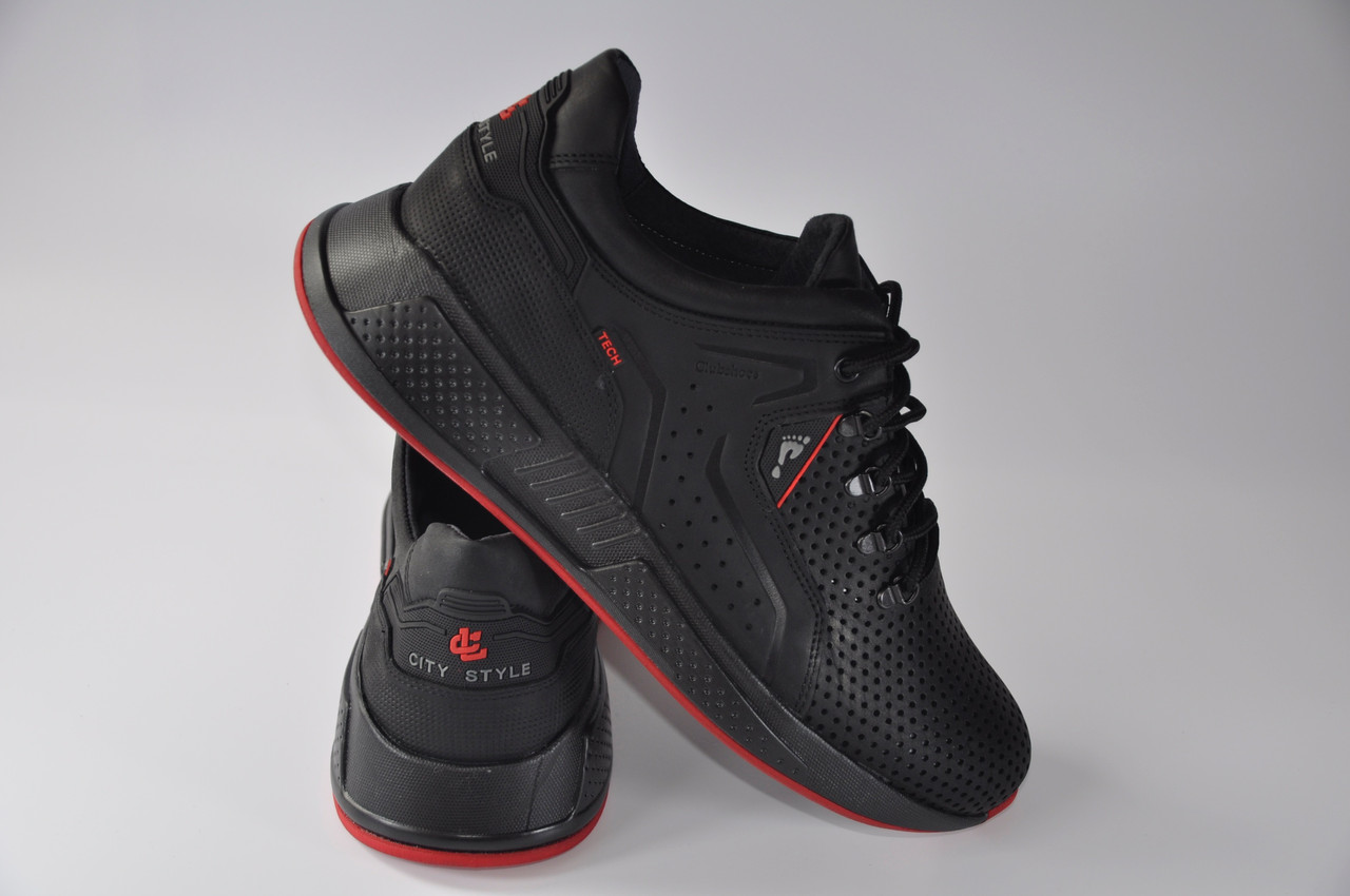 

Кроссовки Club Shoes 19-41П Кожа Черный 40