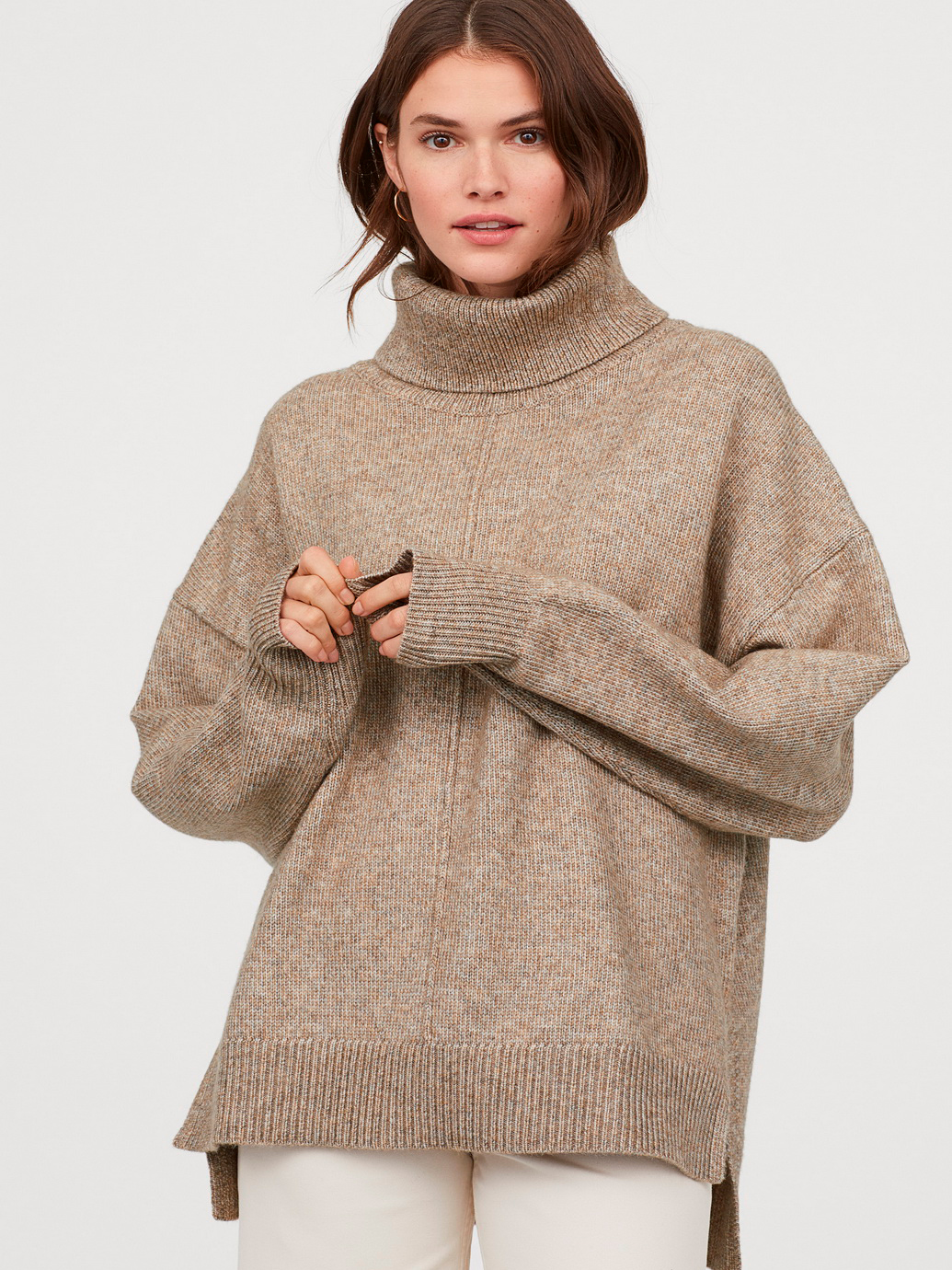 

Свитер H&M 0754323-0 M Бежевый