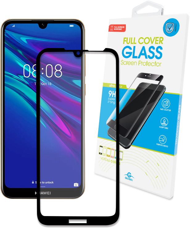 

Защитное стекло Global для Huawei Y6 2019 Black