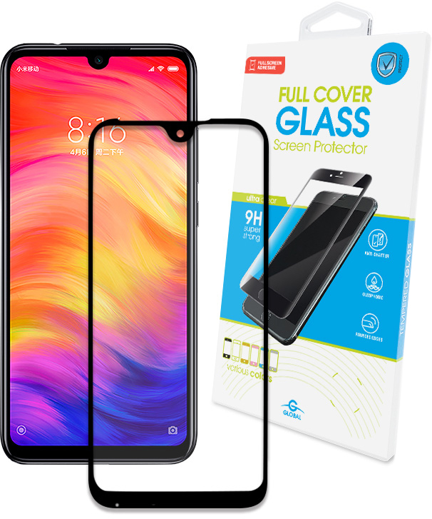 

Защитное стекло Global для Xiaomi Redmi Note 7 Black