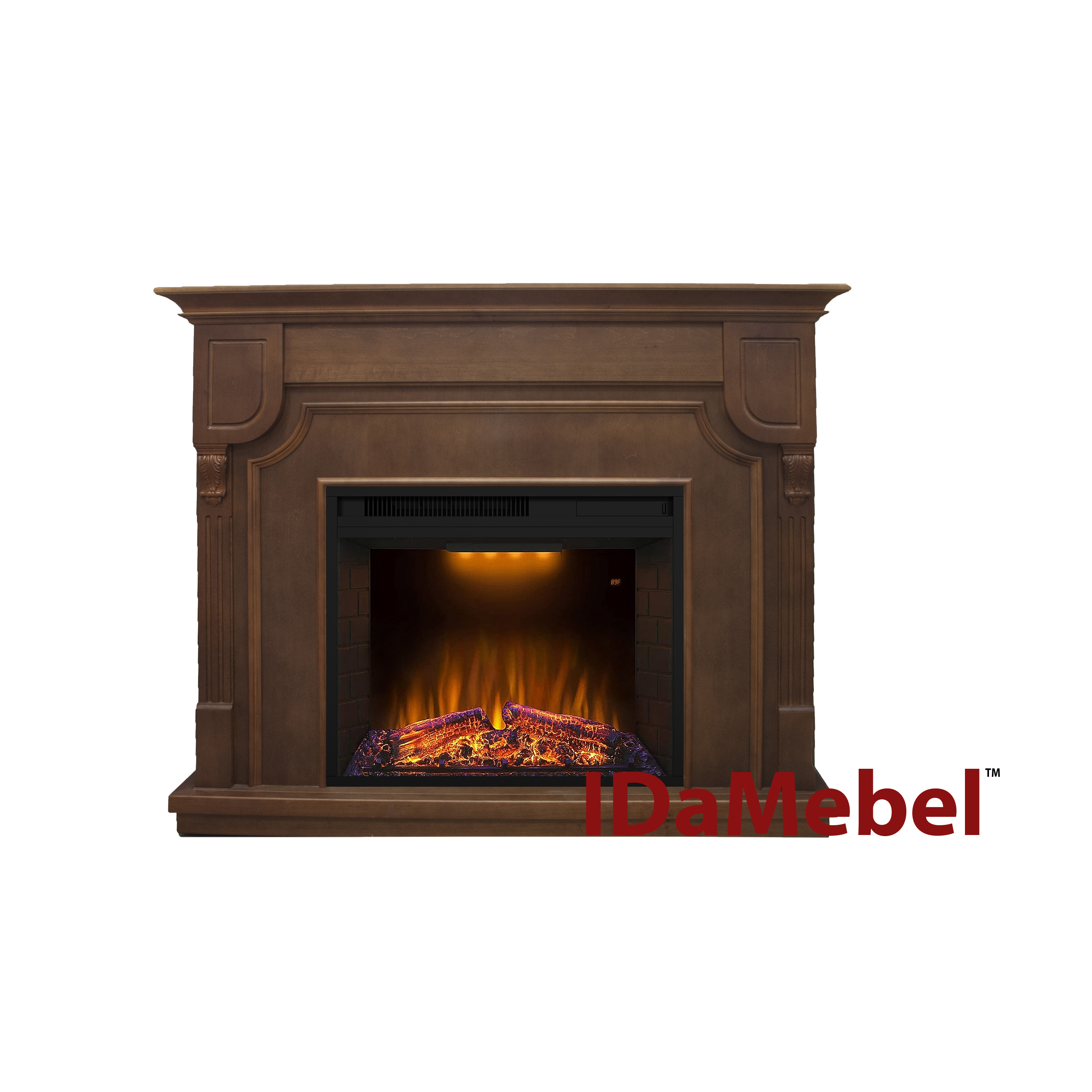 

Угловой каминокомплект IDaMebel Barcelona Goodfire 23