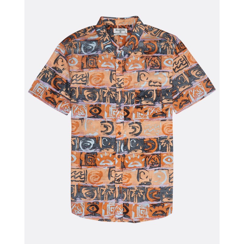

Рубашка SUNDAYS FLORAL SS Billabong N1SH02-60 S Оранжевый