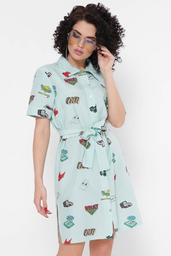 

Платье-рубашка FashionUP PL-1767H 42
