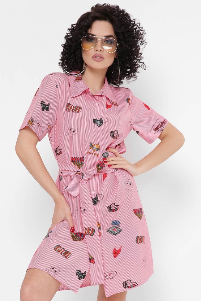 

Платье-рубашка FashionUP PL-1767G 44