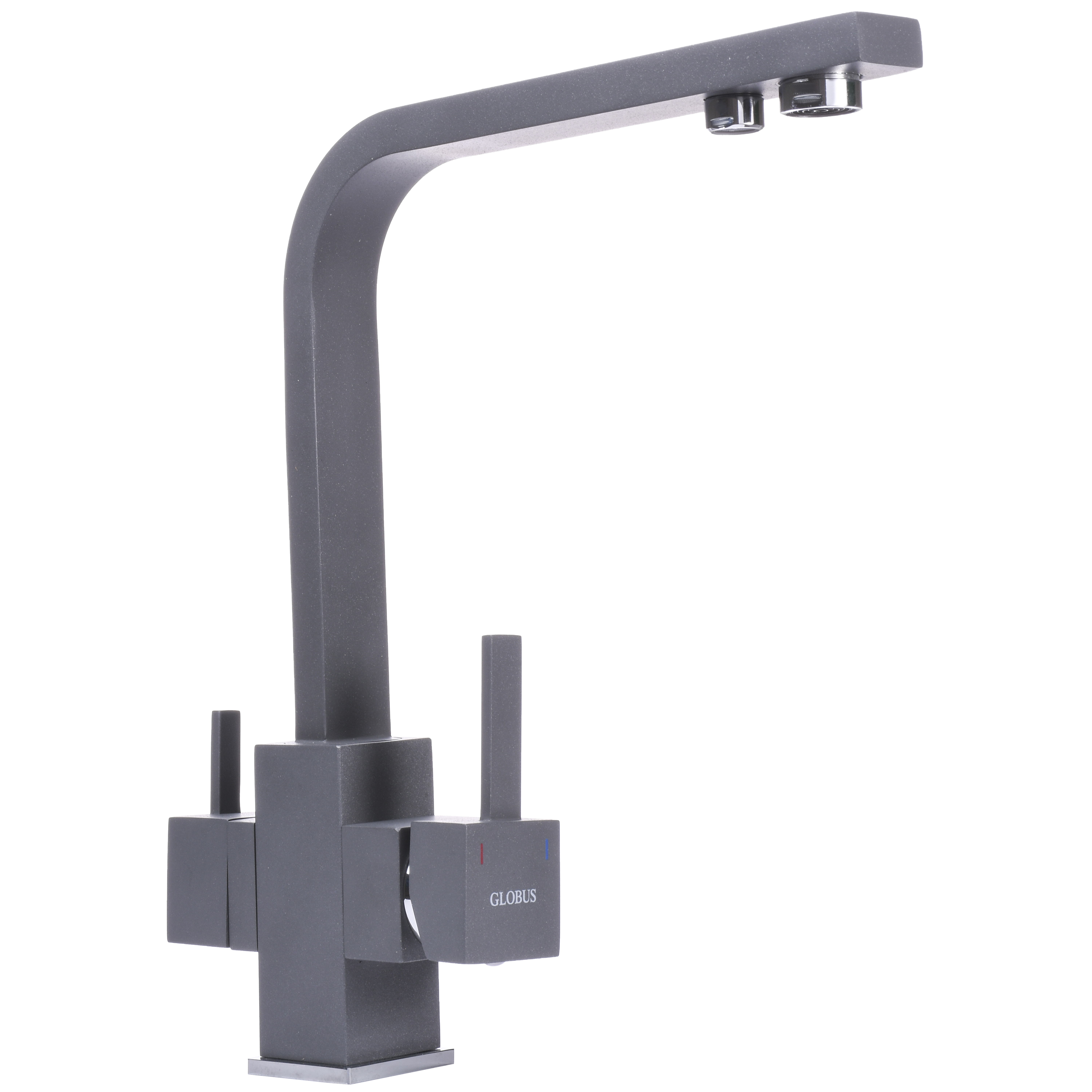 

Смеситель для кухни под осмос Globus Lux GLLR-0111-3-TITANIUM