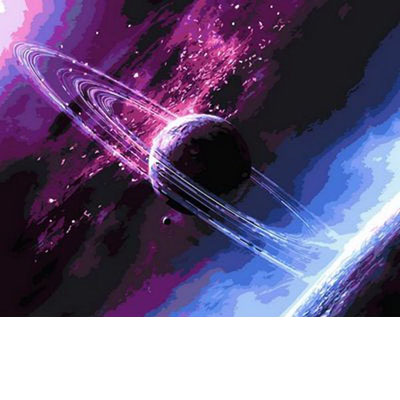 

Картина по номерам Сквозь вселенную MR-Q792