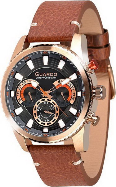 

Мужские наручные часы Guardo S01896 RgBBr