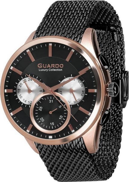 

Мужские наручные часы Guardo S02037(m) RgBB