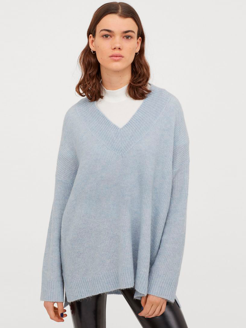 

Пуловер H&M 0842001-1 S Голубой